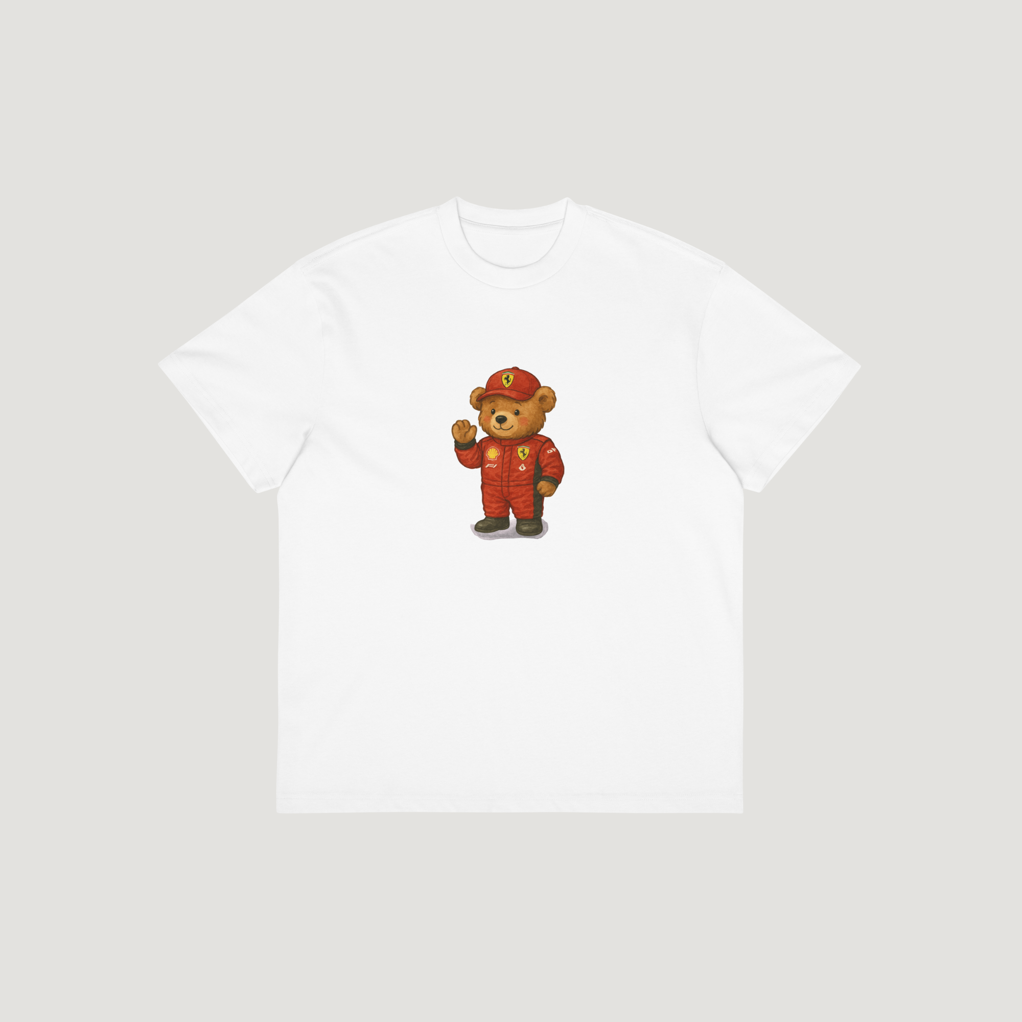 Ferrari Bear T-Shirt - White