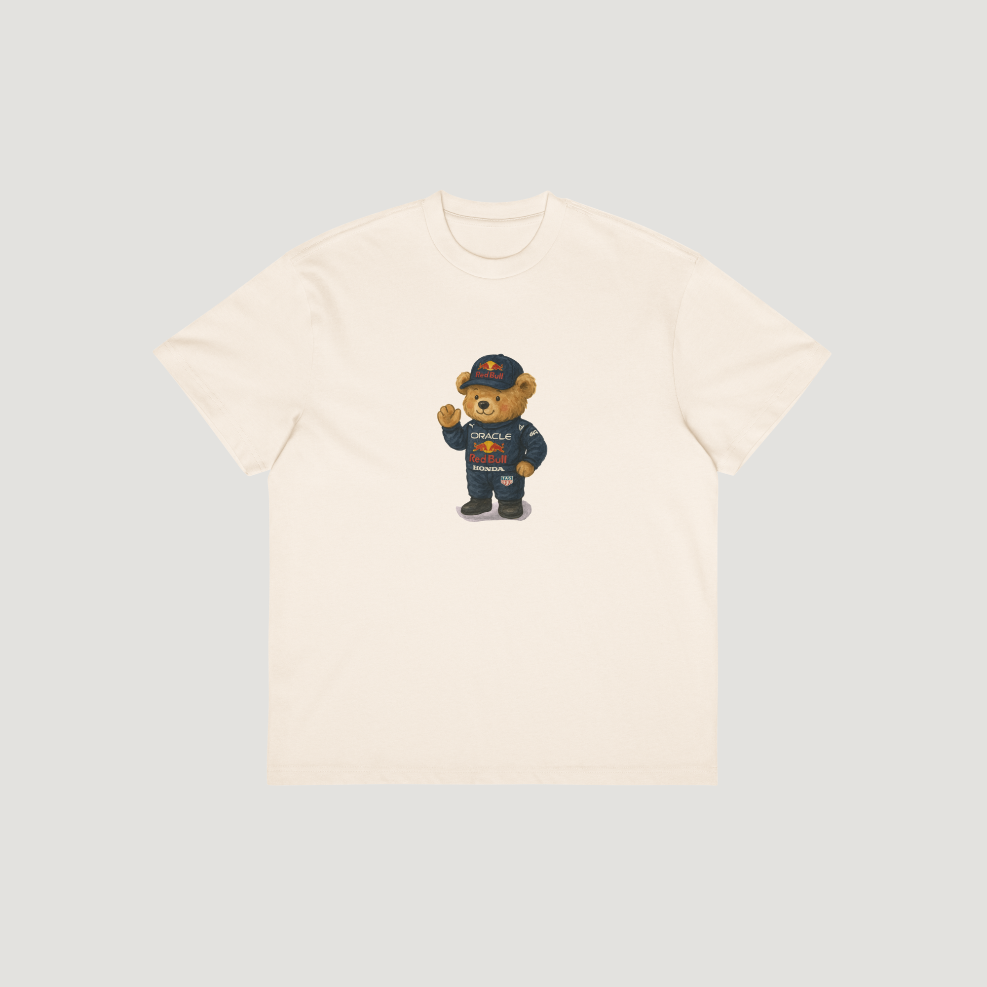 Red Bull Bear T-Shirt - Beige