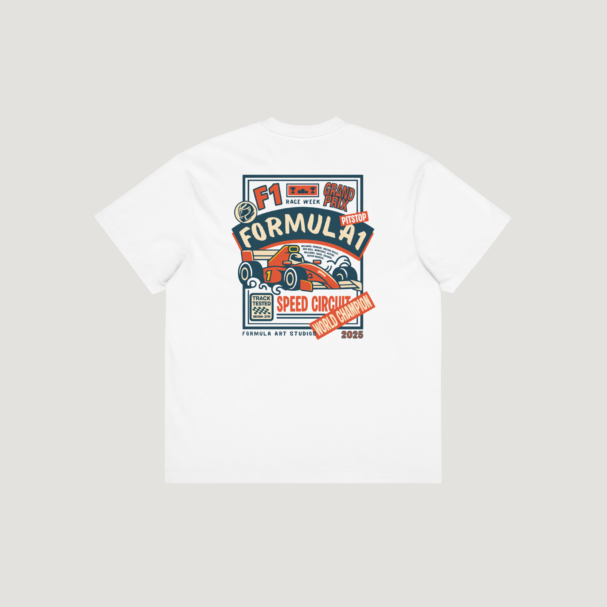 Formula 1 Graphic T-Shirt - White