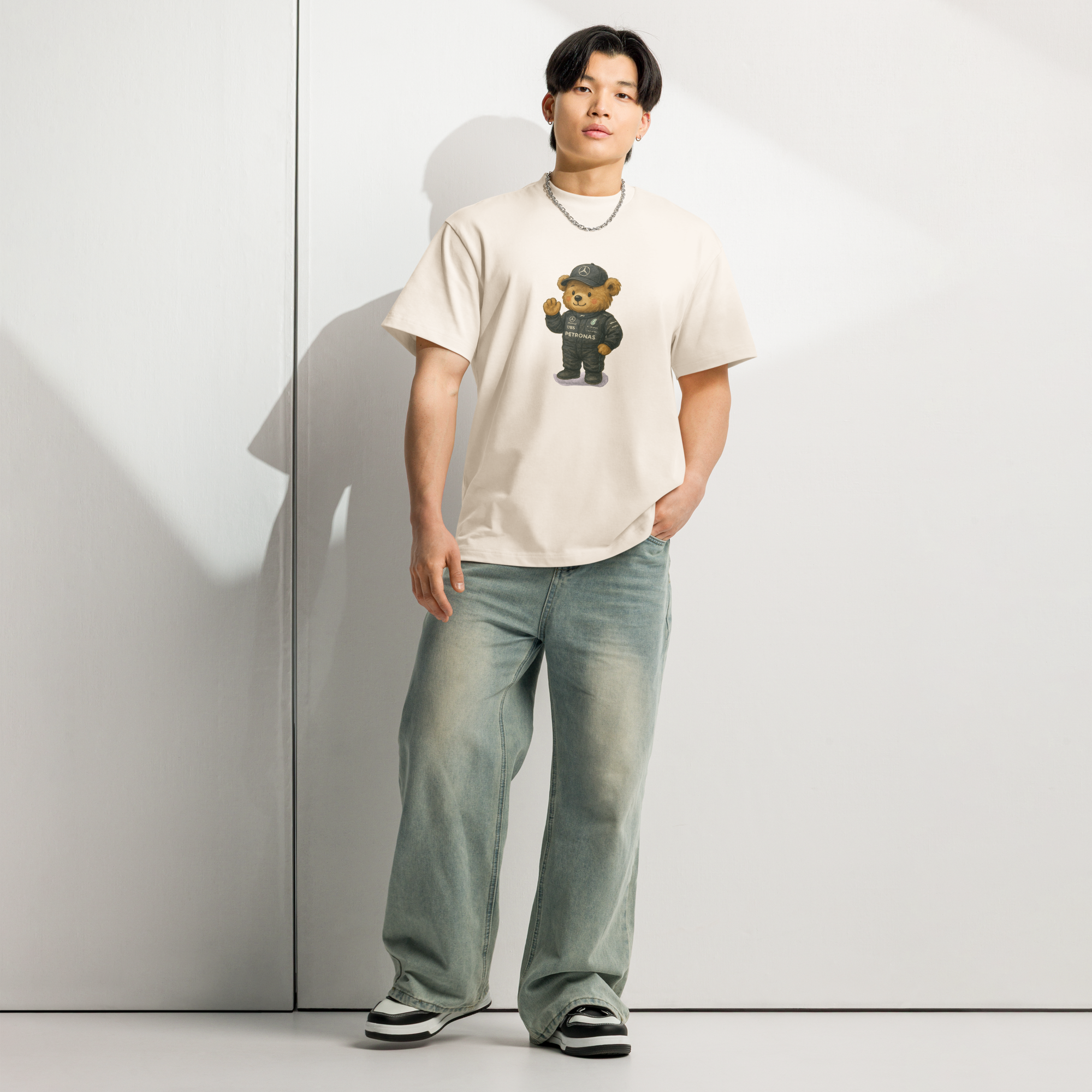 Mercedes Bear T-Shirt - Beige