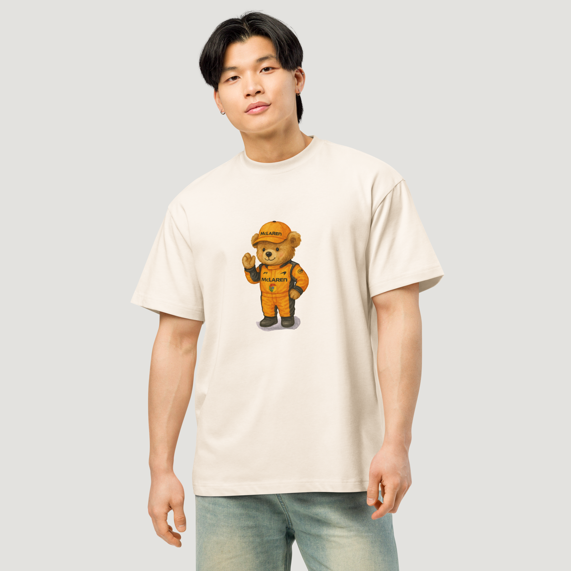 McLaren Bear T-Shirt - Beige