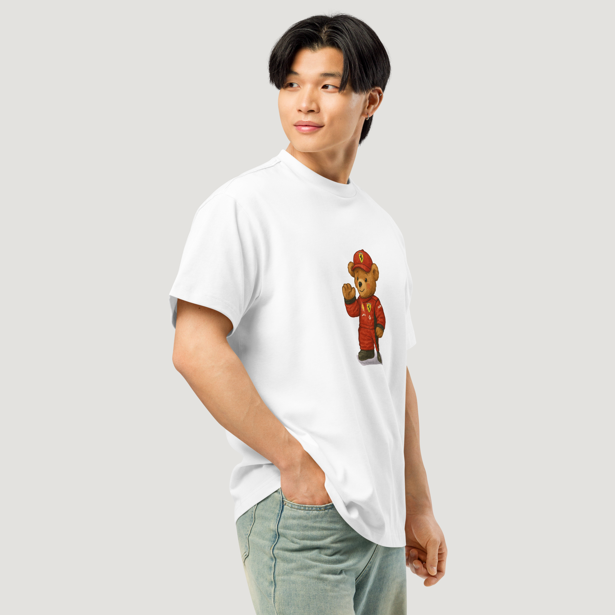 Ferrari Bear T-Shirt - White