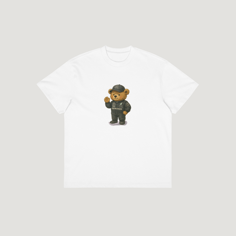 Mercedes Bear T-Shirt - White