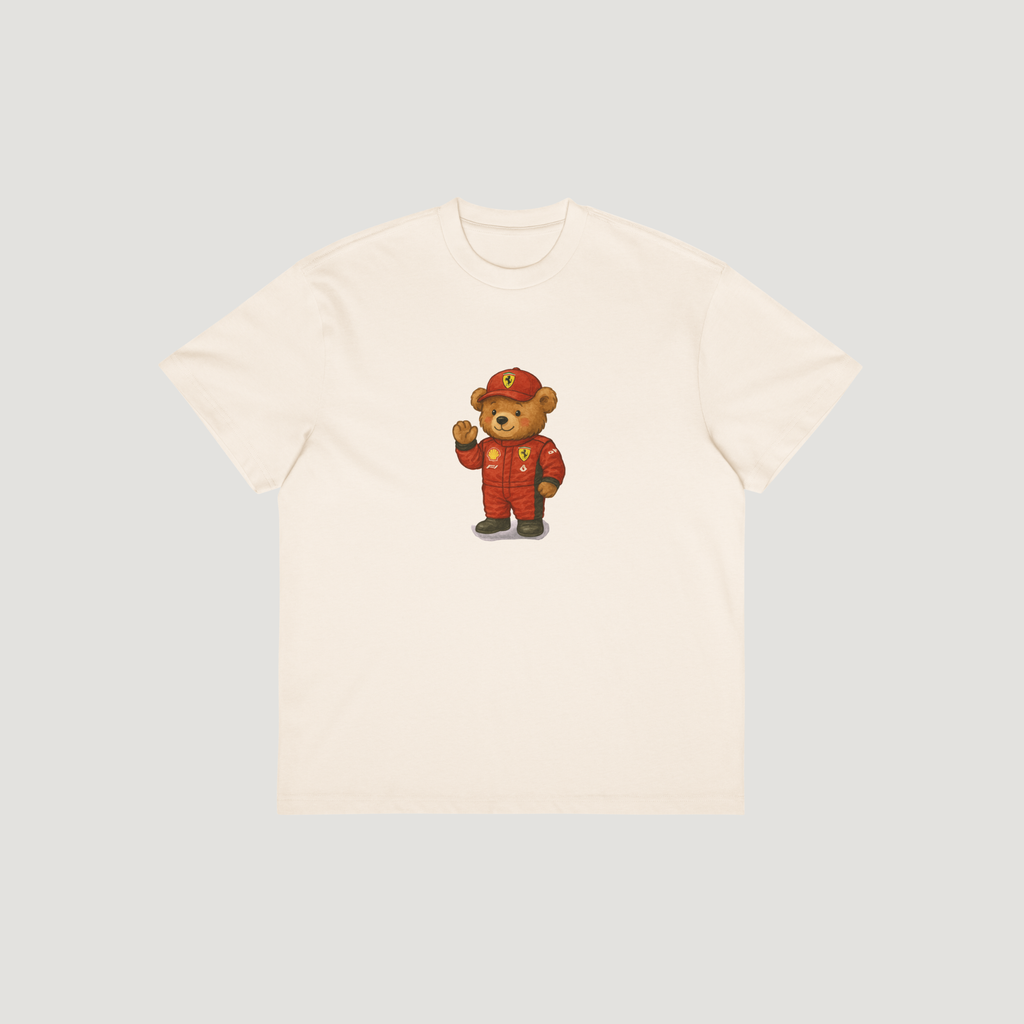 Ferrari Bear T-Shirt - Beige