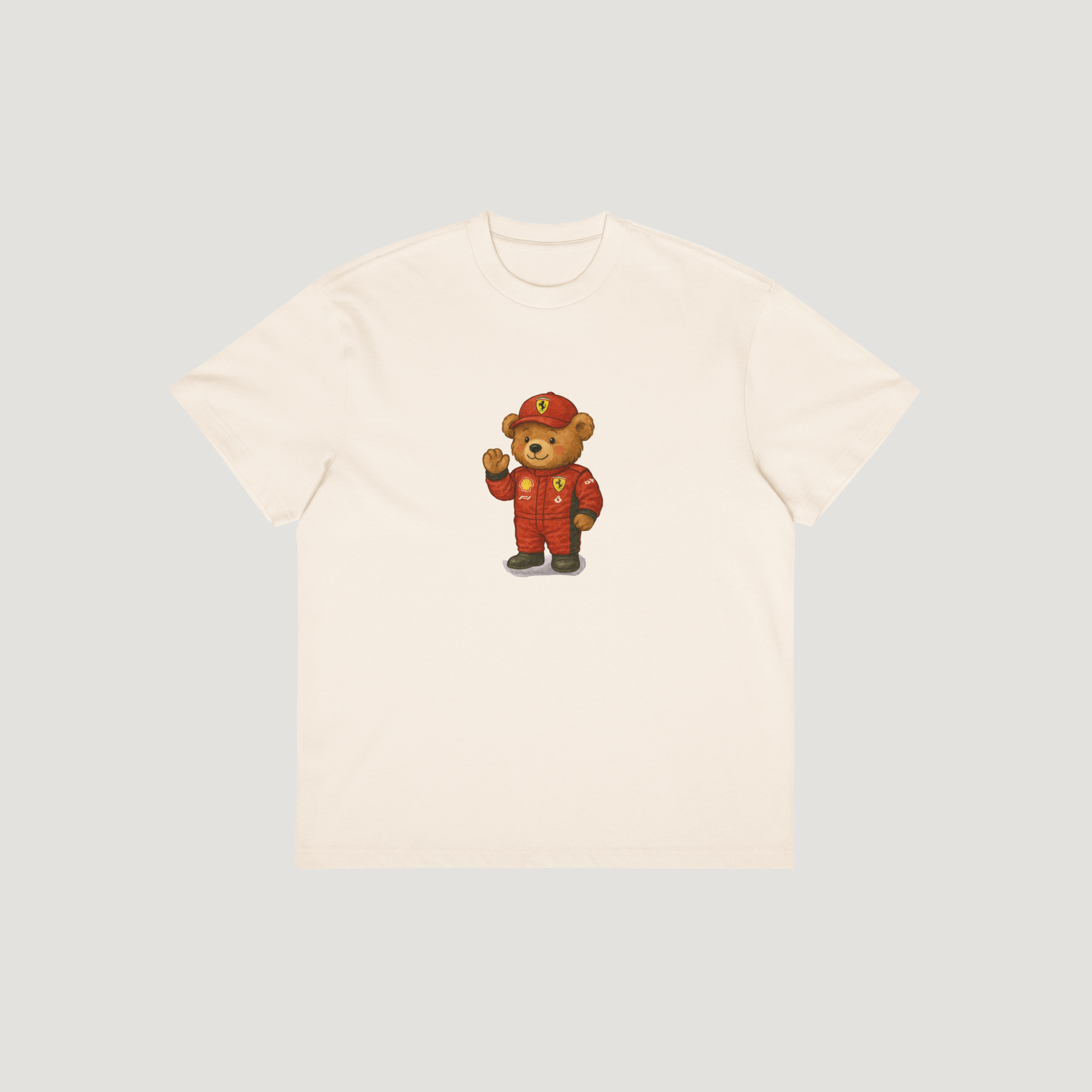 Ferrari Bear T-Shirt - Beige