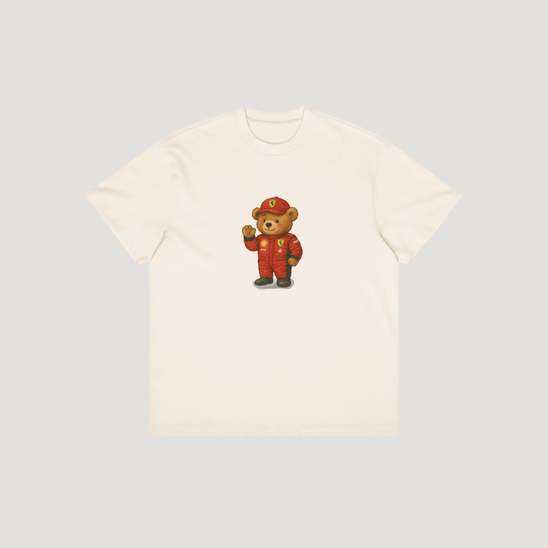 Ferrari Bear T-Shirt - Beige