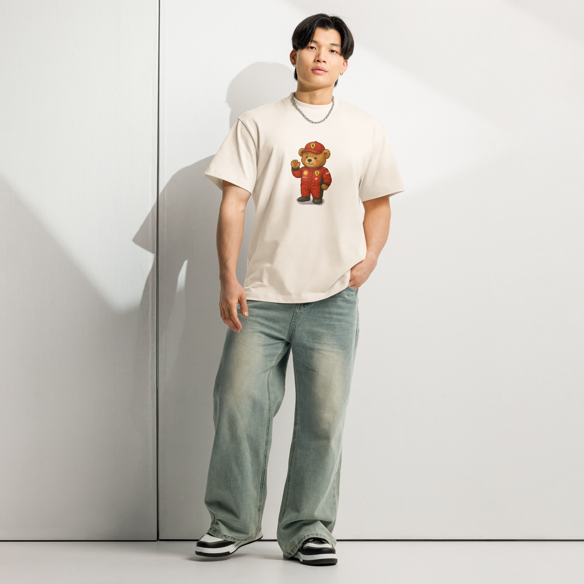 Ferrari Bear T-Shirt - Beige