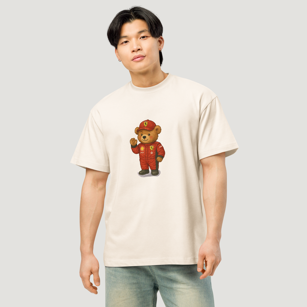 Ferrari Bear T-Shirt - Beige