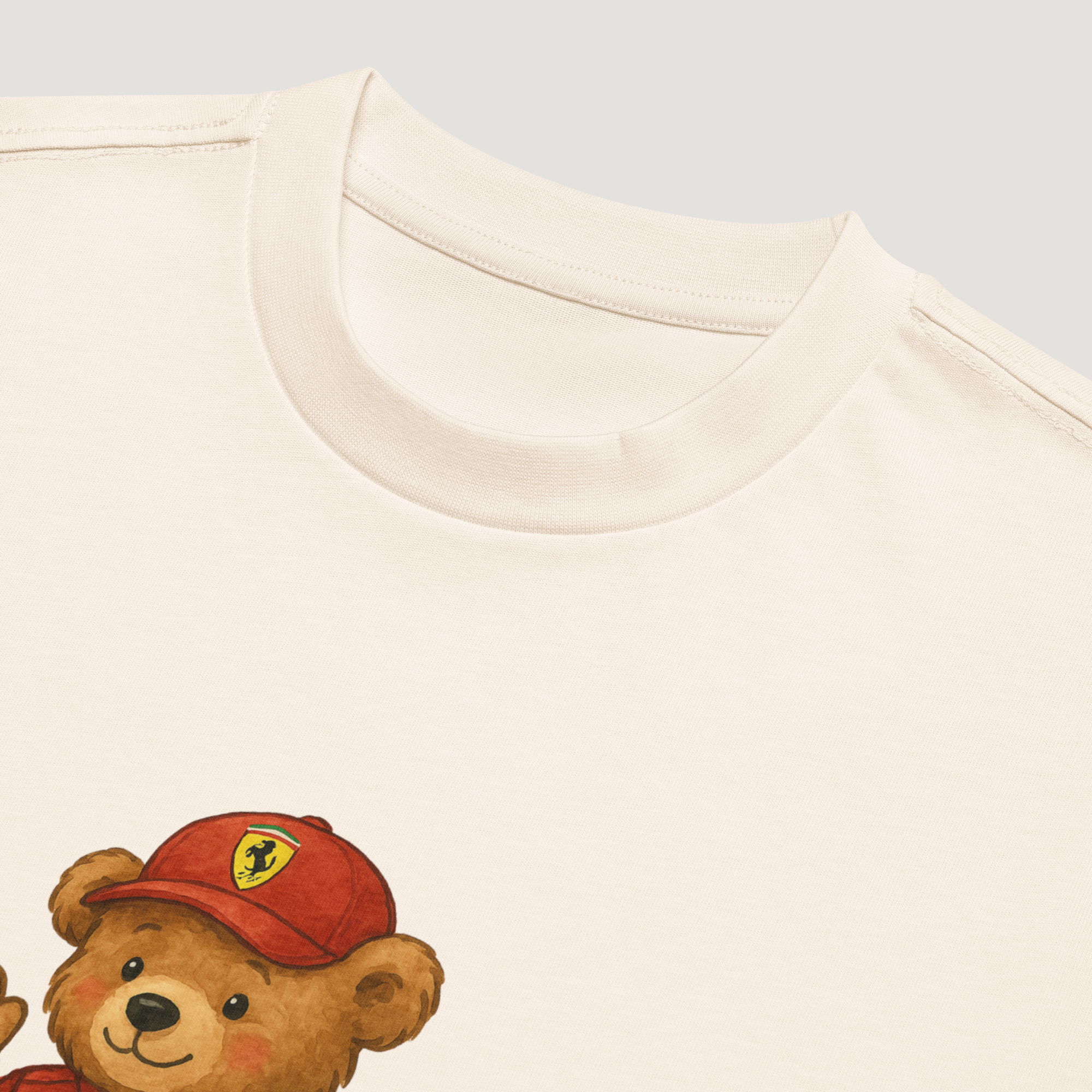 Ferrari Bear T-Shirt - Beige