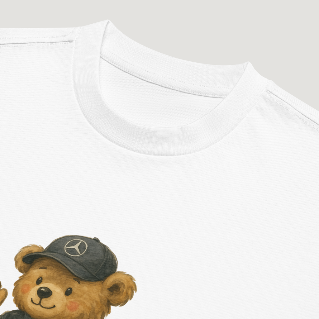 Mercedes Bear T-Shirt - White