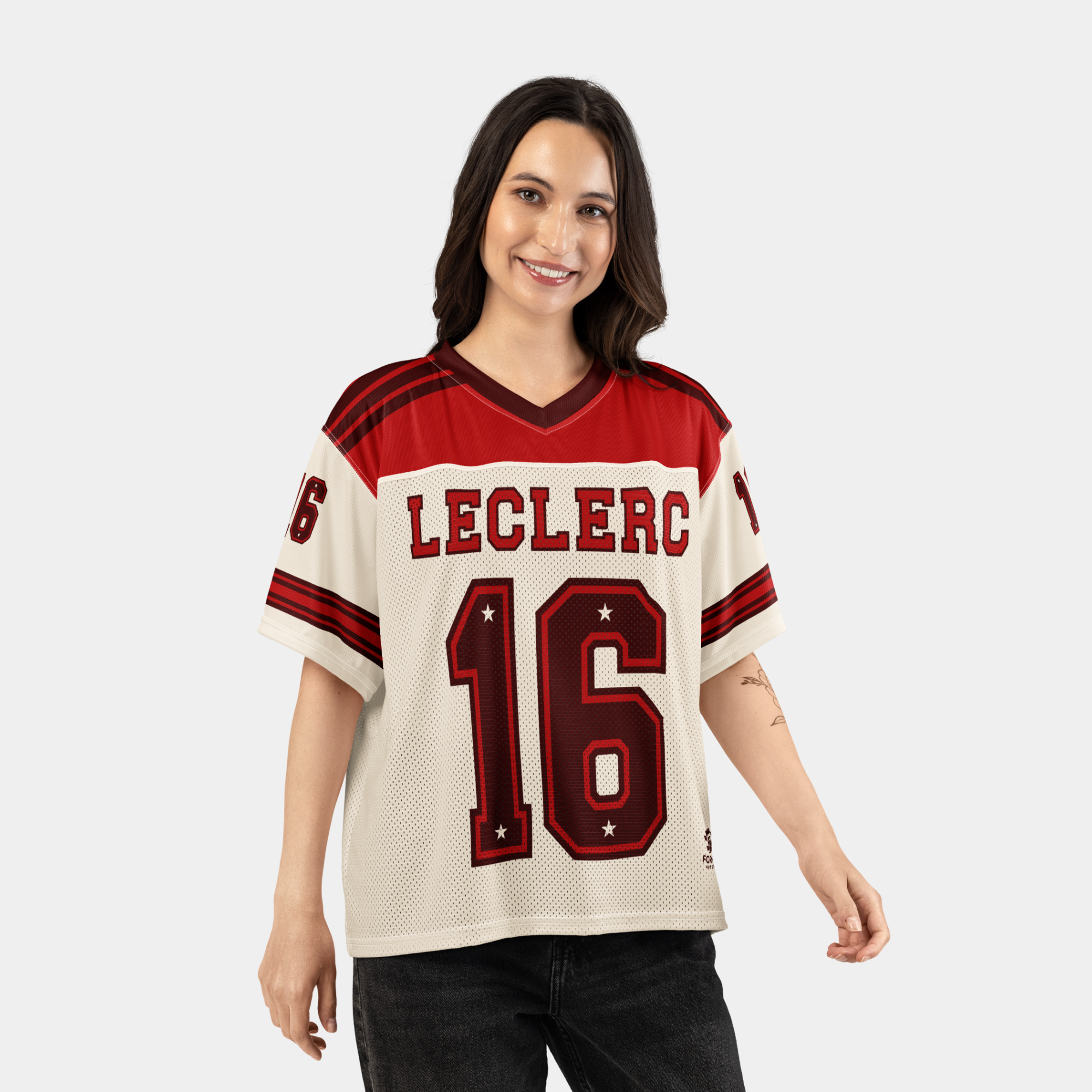 Charles Leclerc Jersey - Beige