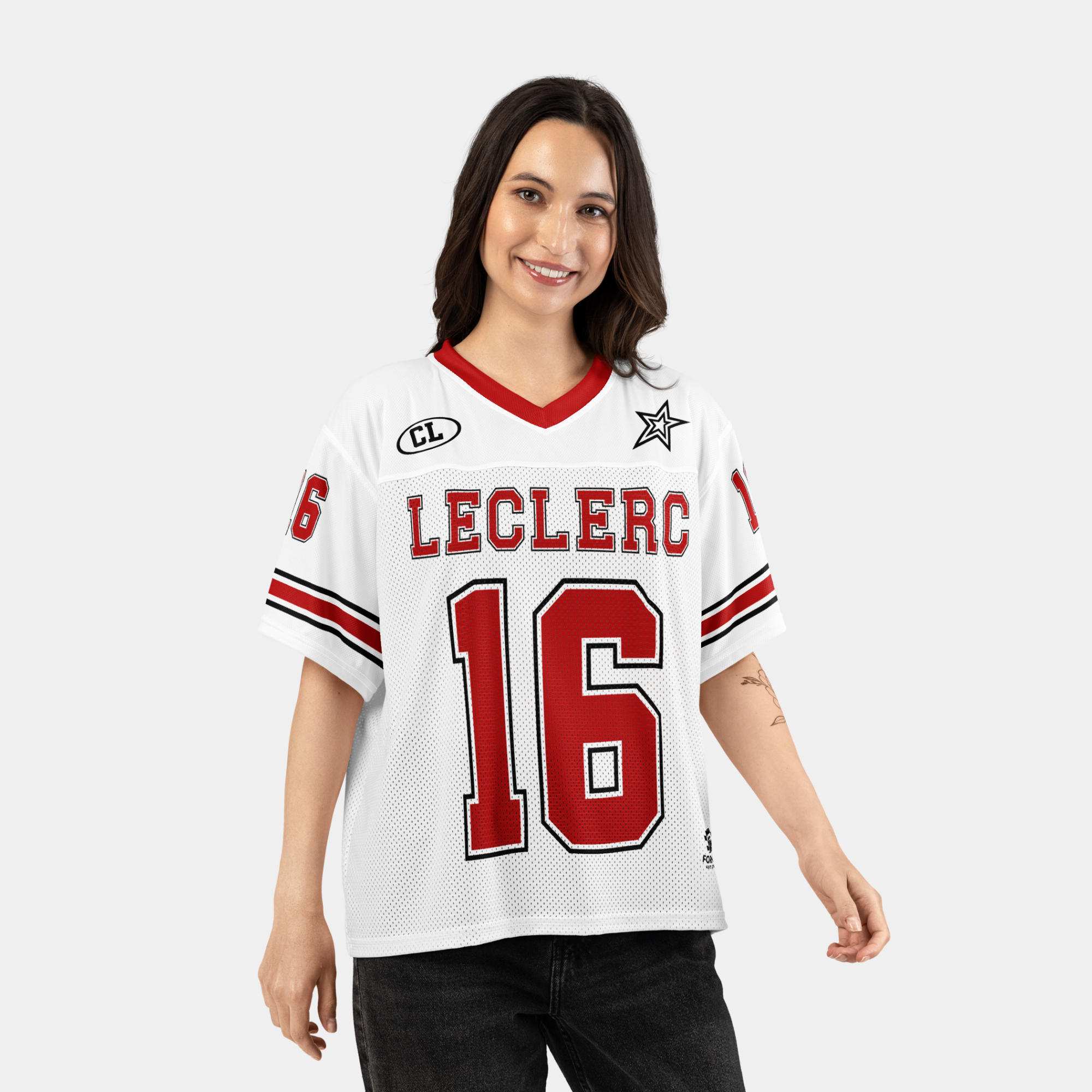 Charles Leclerc Jersey - White