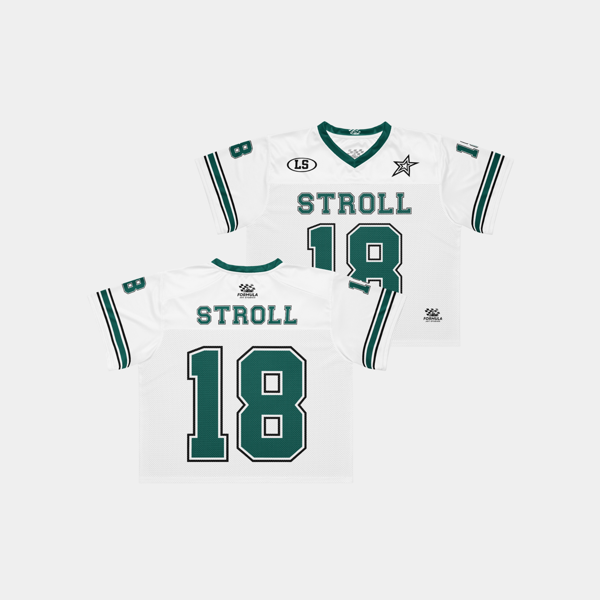 Lance Stroll Jersey - White