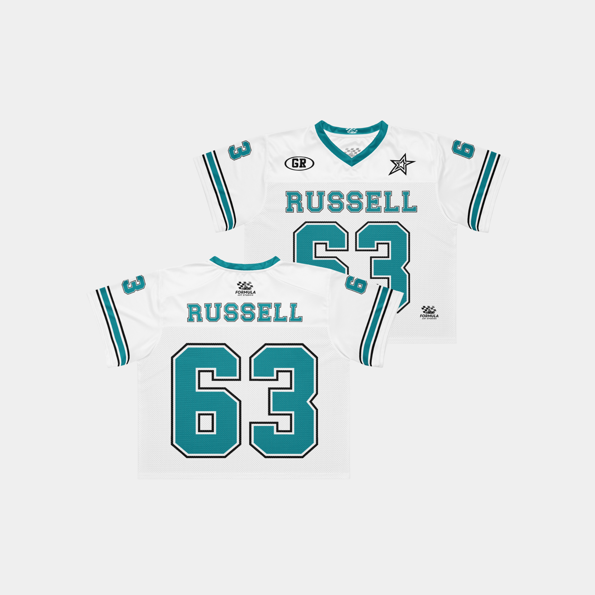 George Russell Jersey - White