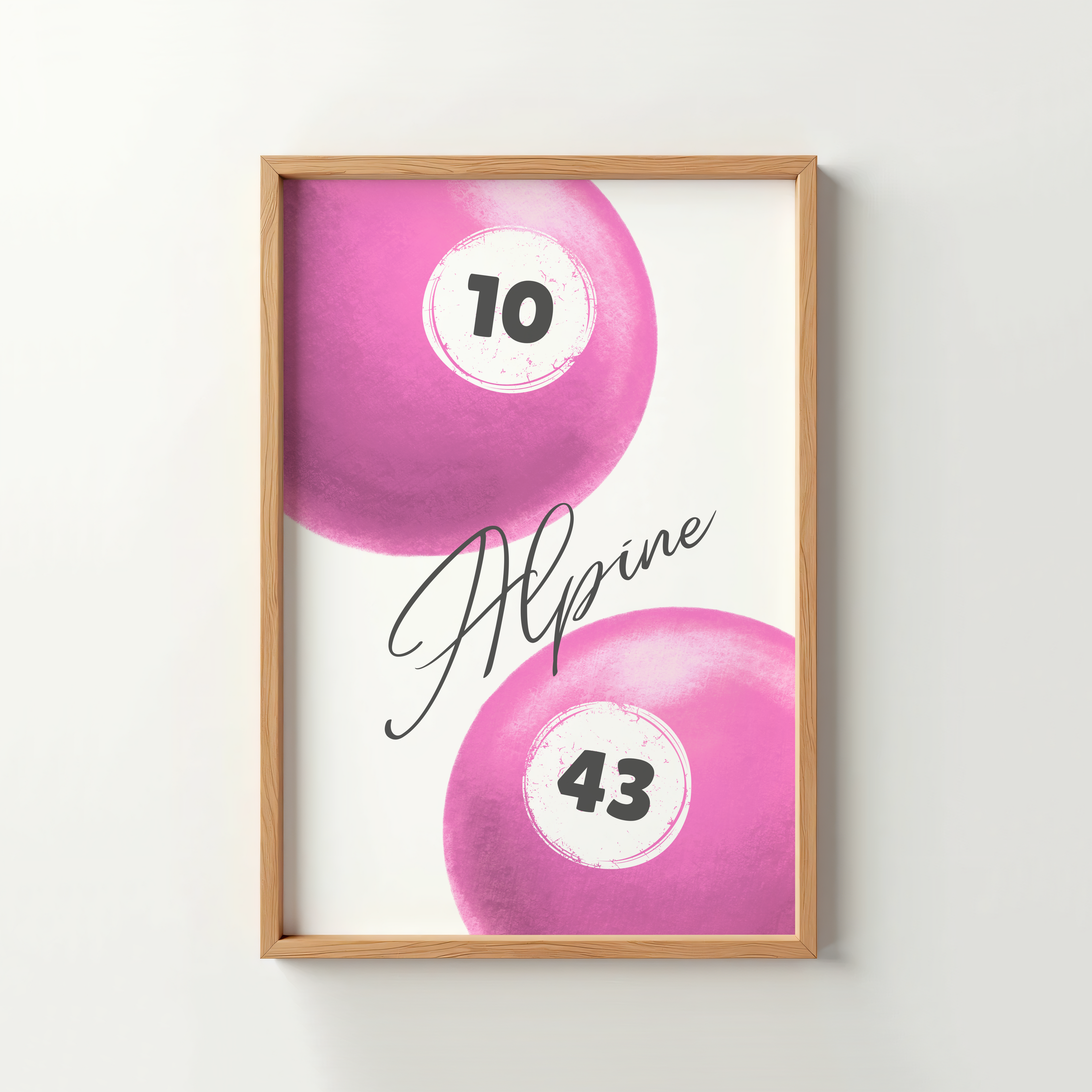 Alpine 8-Ball Poster