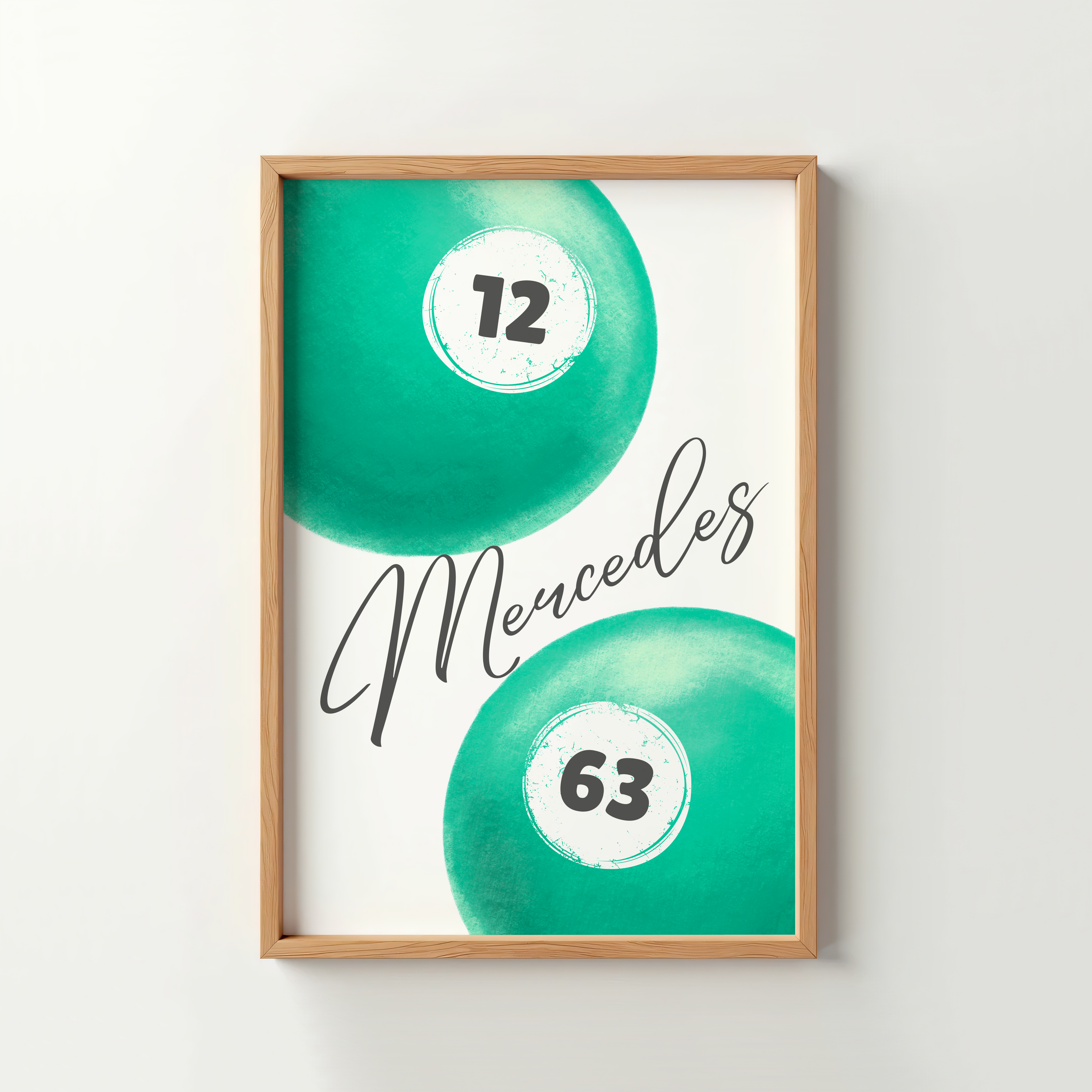 Mercedes 8-Ball Poster