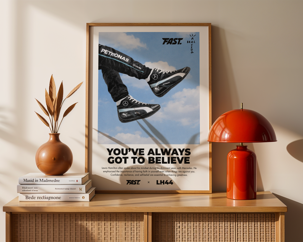 Mercedes x Hamilton Poster