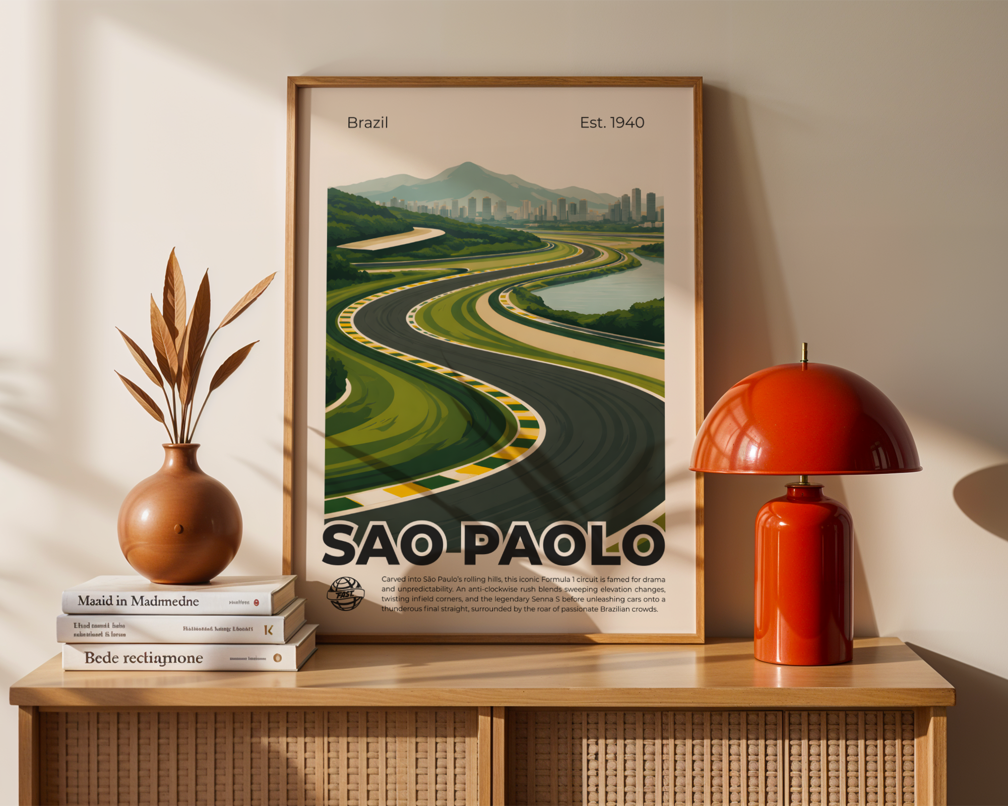 Brazil Circuit Poster