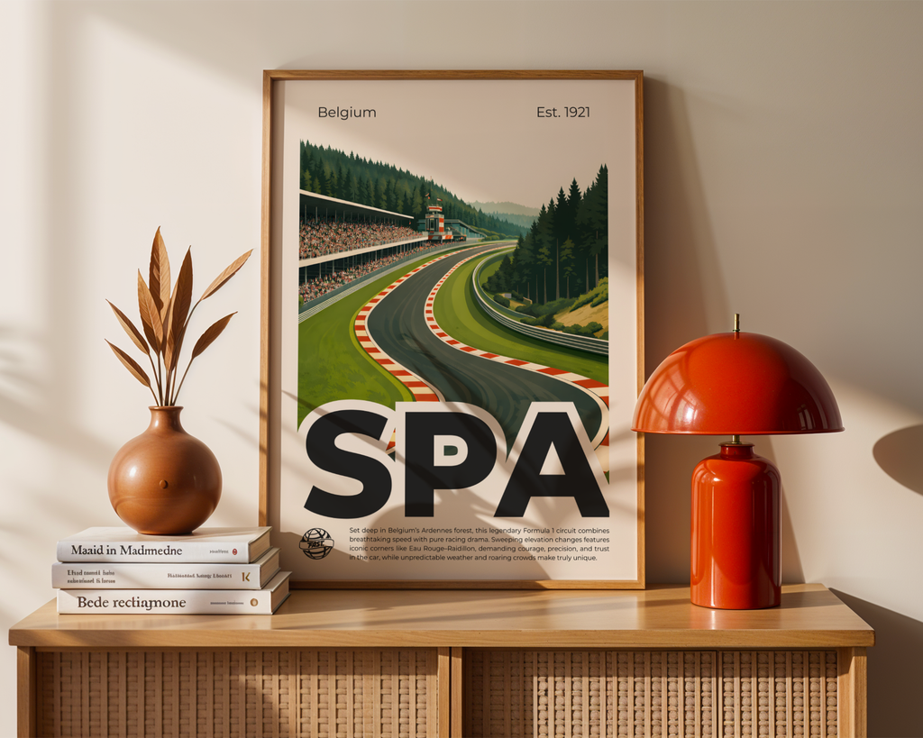 Spa Circuit Poster