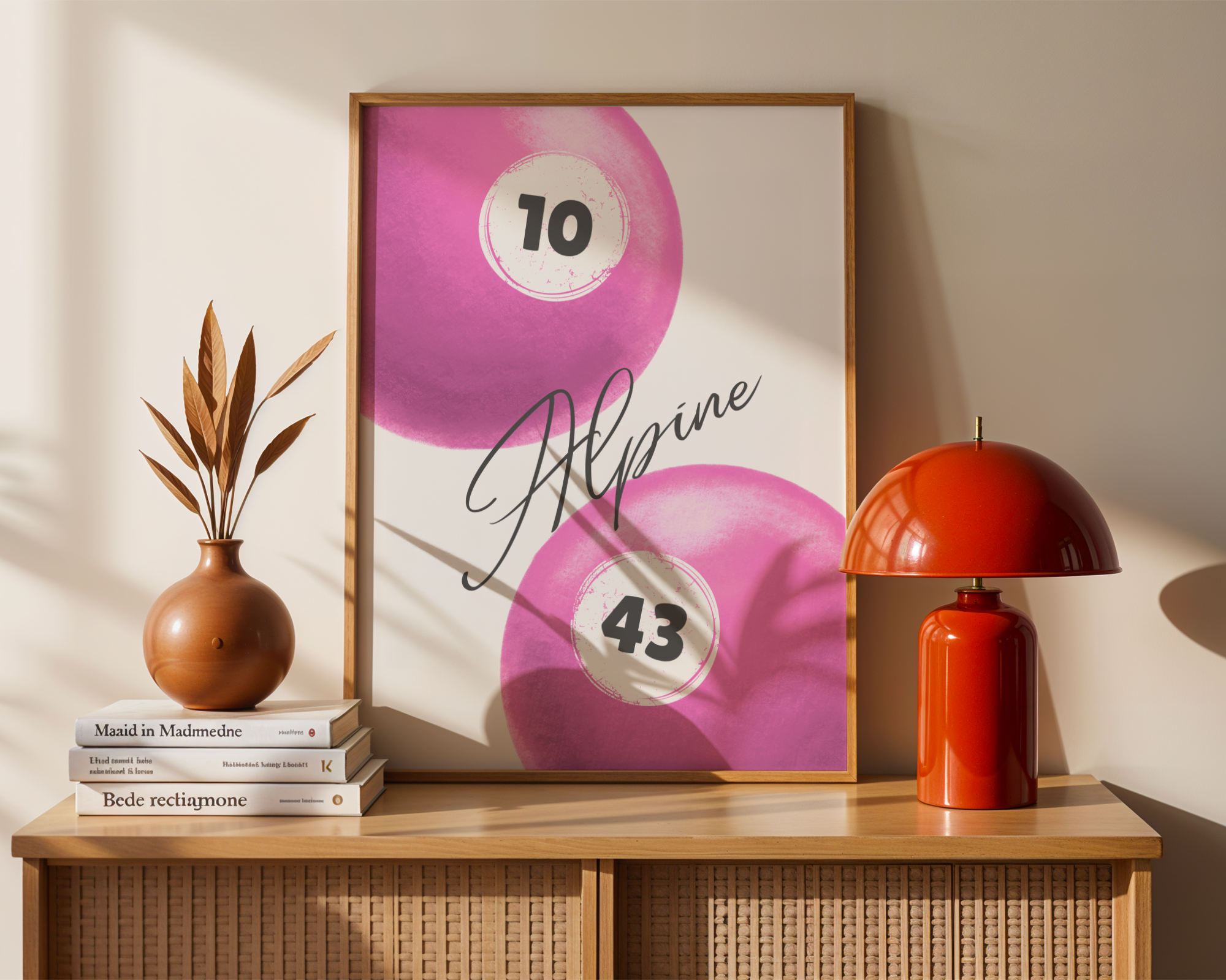 Alpine 8-Ball Poster