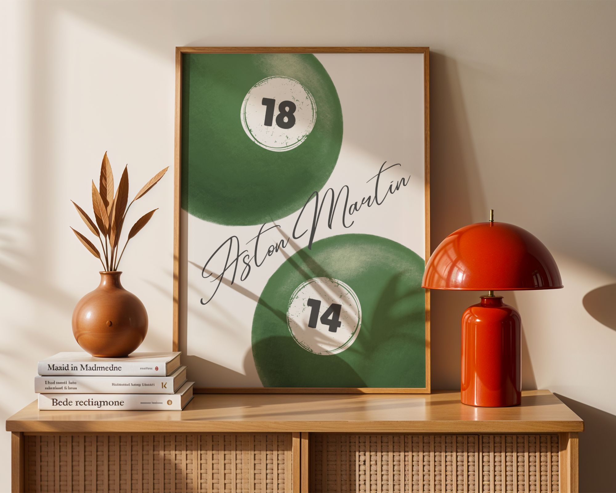 Aston Martin 8-Ball Poster