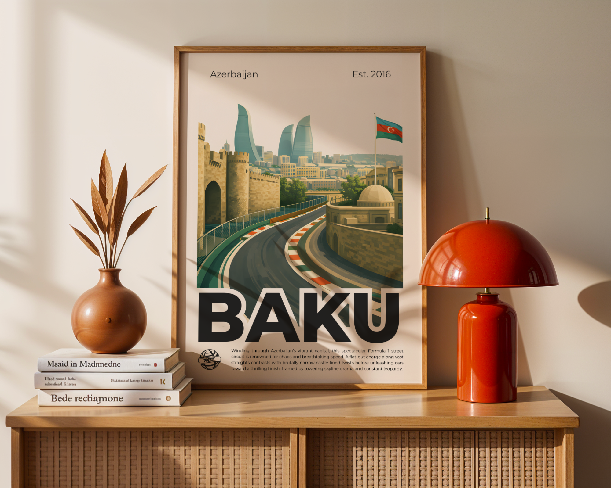 Baku Circuit Poster