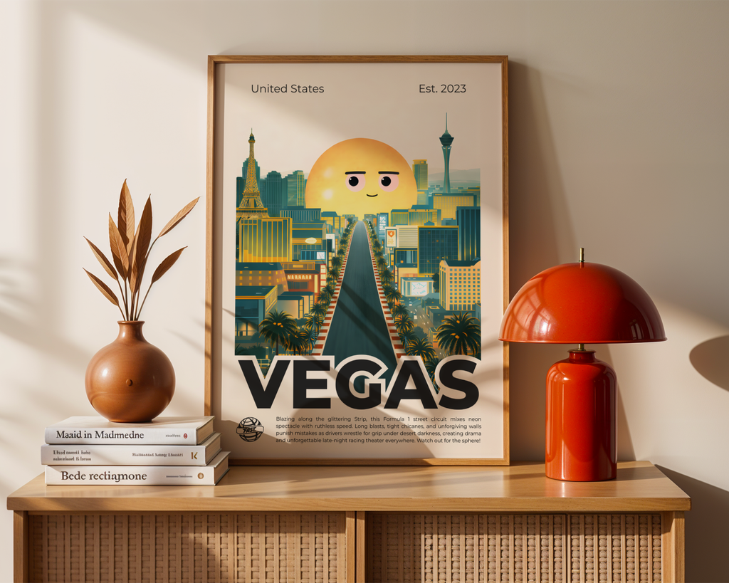 Vegas Circuit Poster
