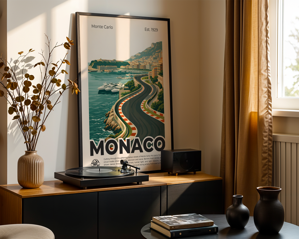 Monaco Circuit Poster