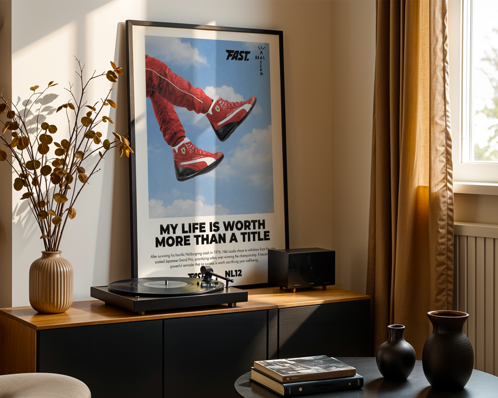 Ferrari x Lauda Poster