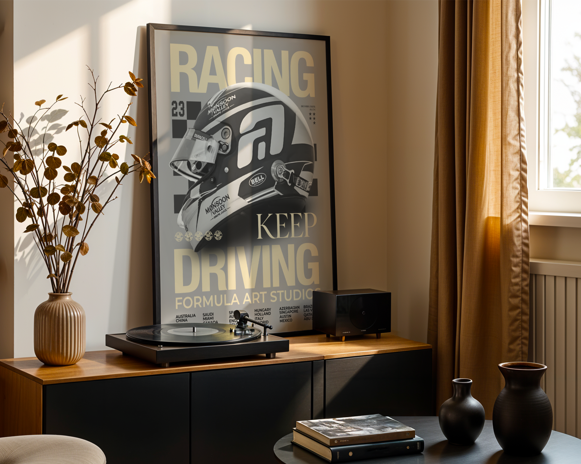 Albon Magazine Poster - Gray