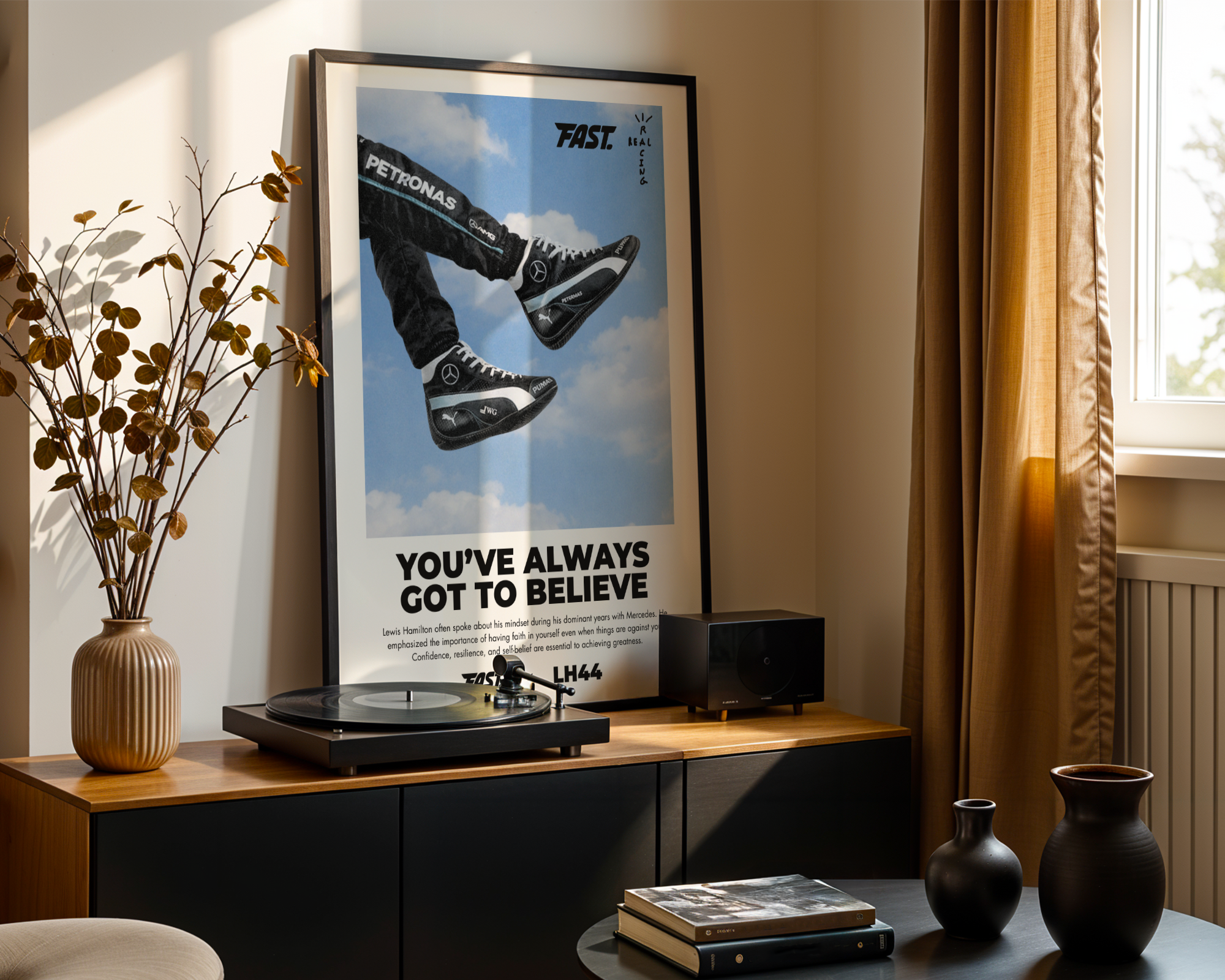 Mercedes x Hamilton Poster