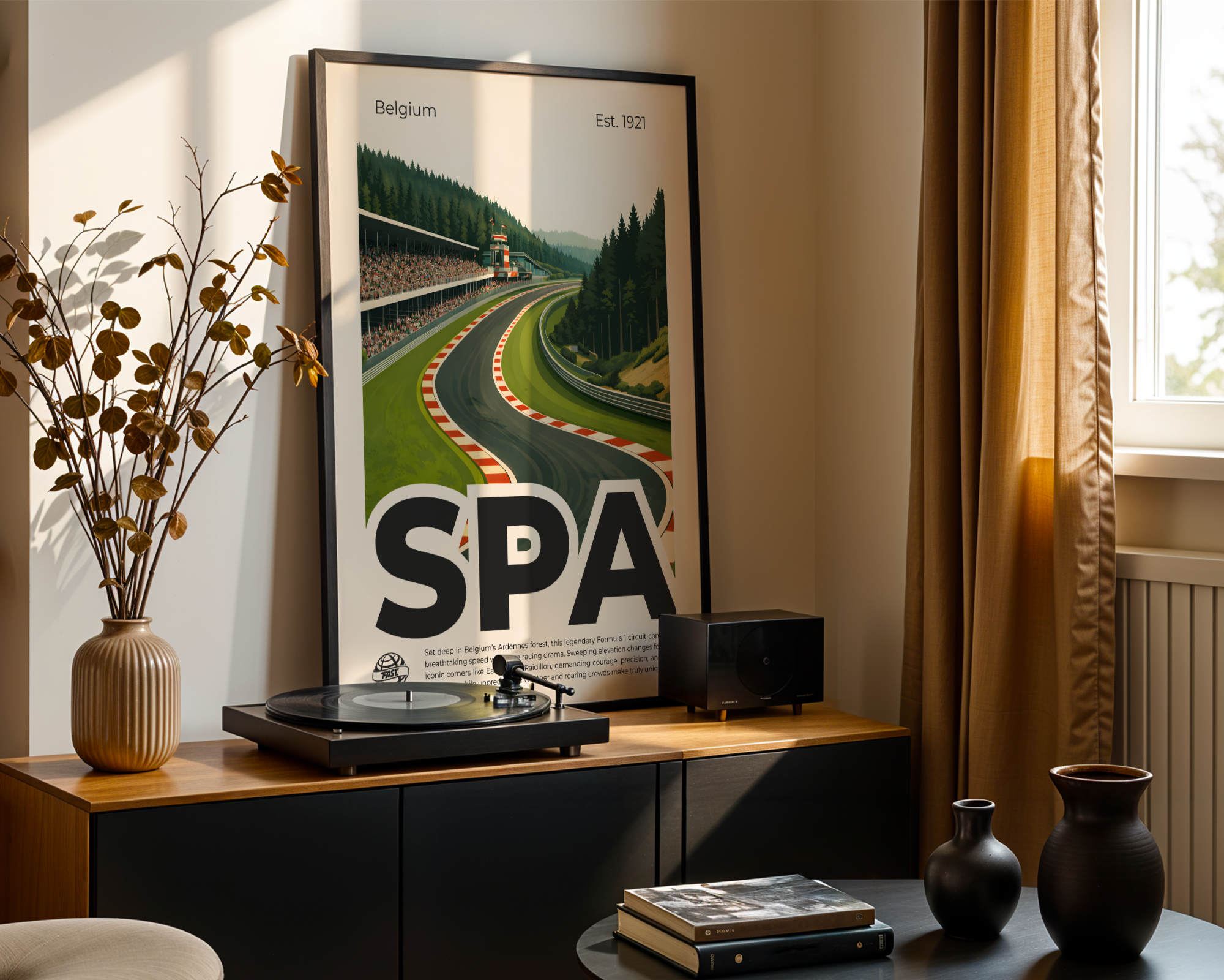 Spa Circuit Poster