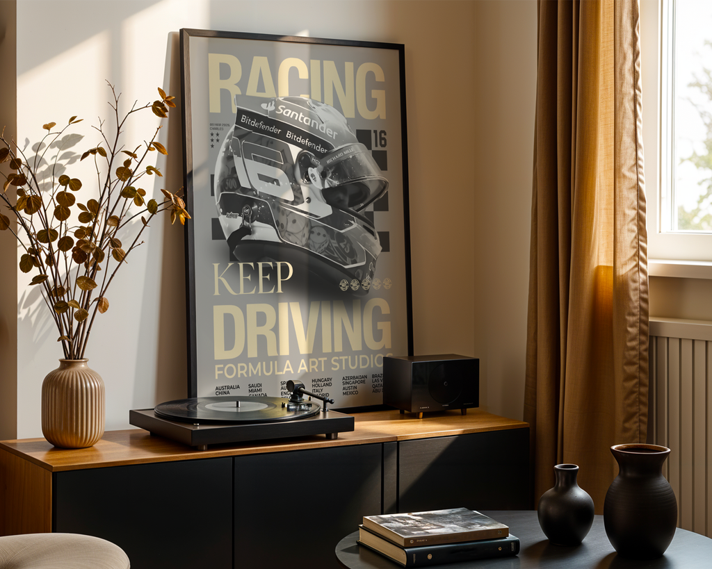 Leclerc Magazine Poster - Gray