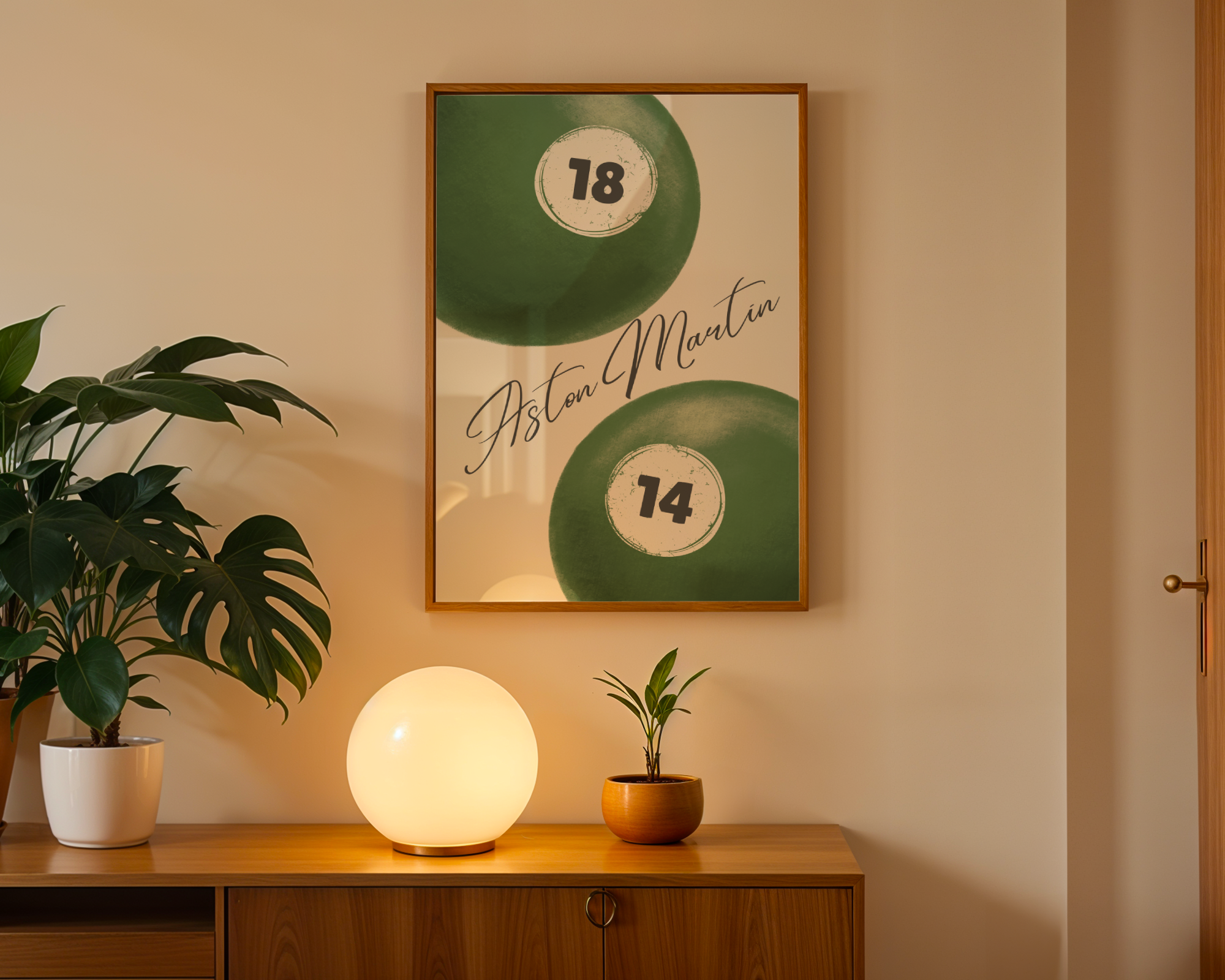 Aston Martin 8-Ball Poster