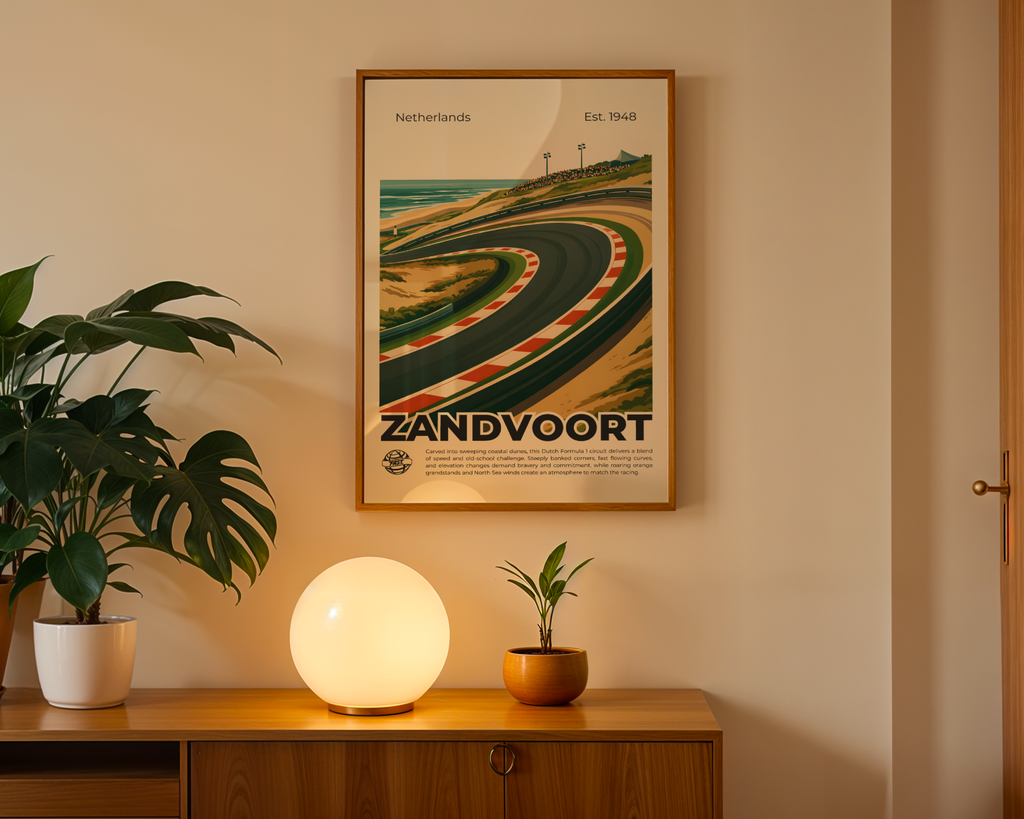 Zandvoort Circuit Poster