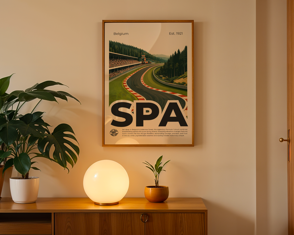 Spa Circuit Poster
