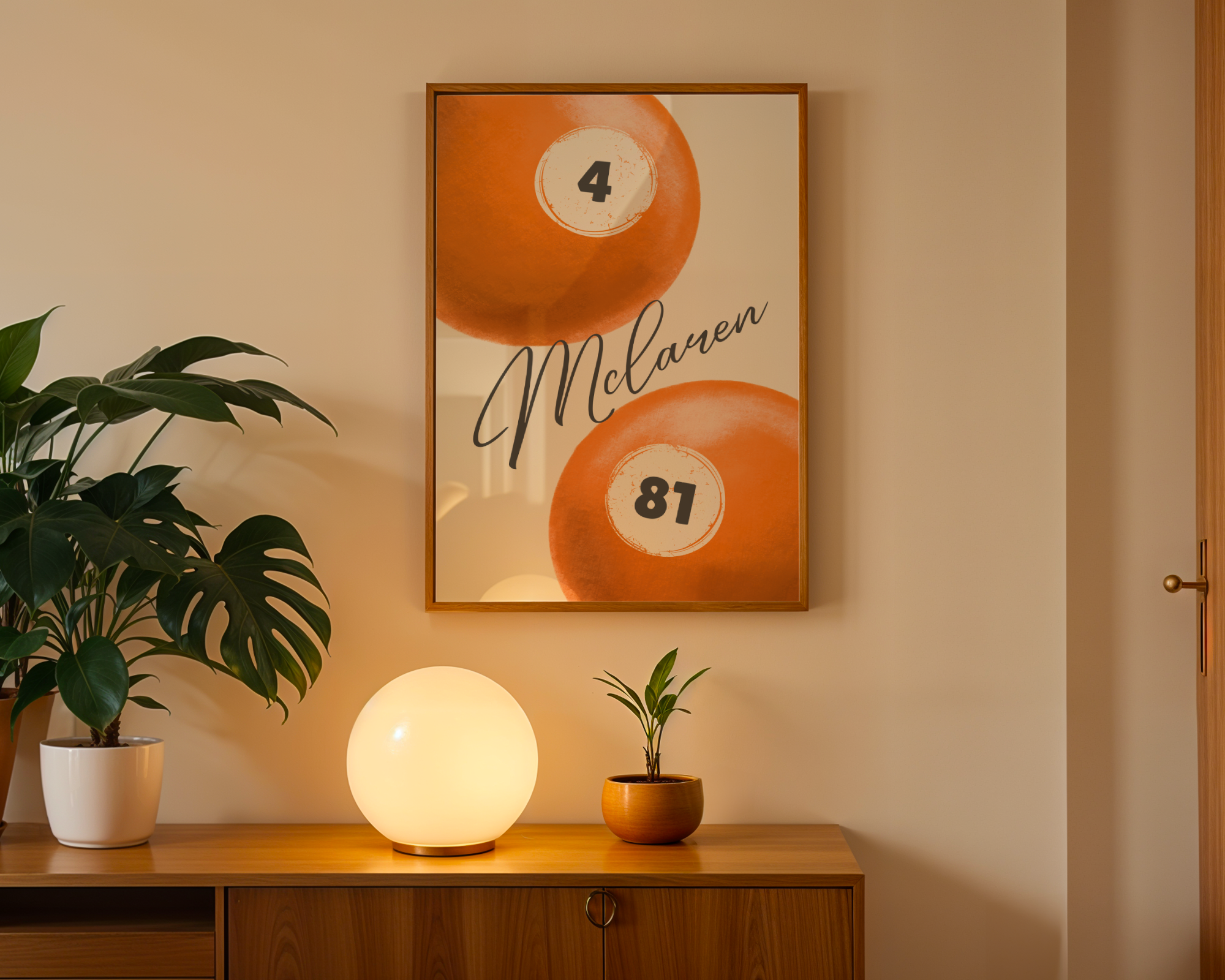 McLaren 8-Ball Poster