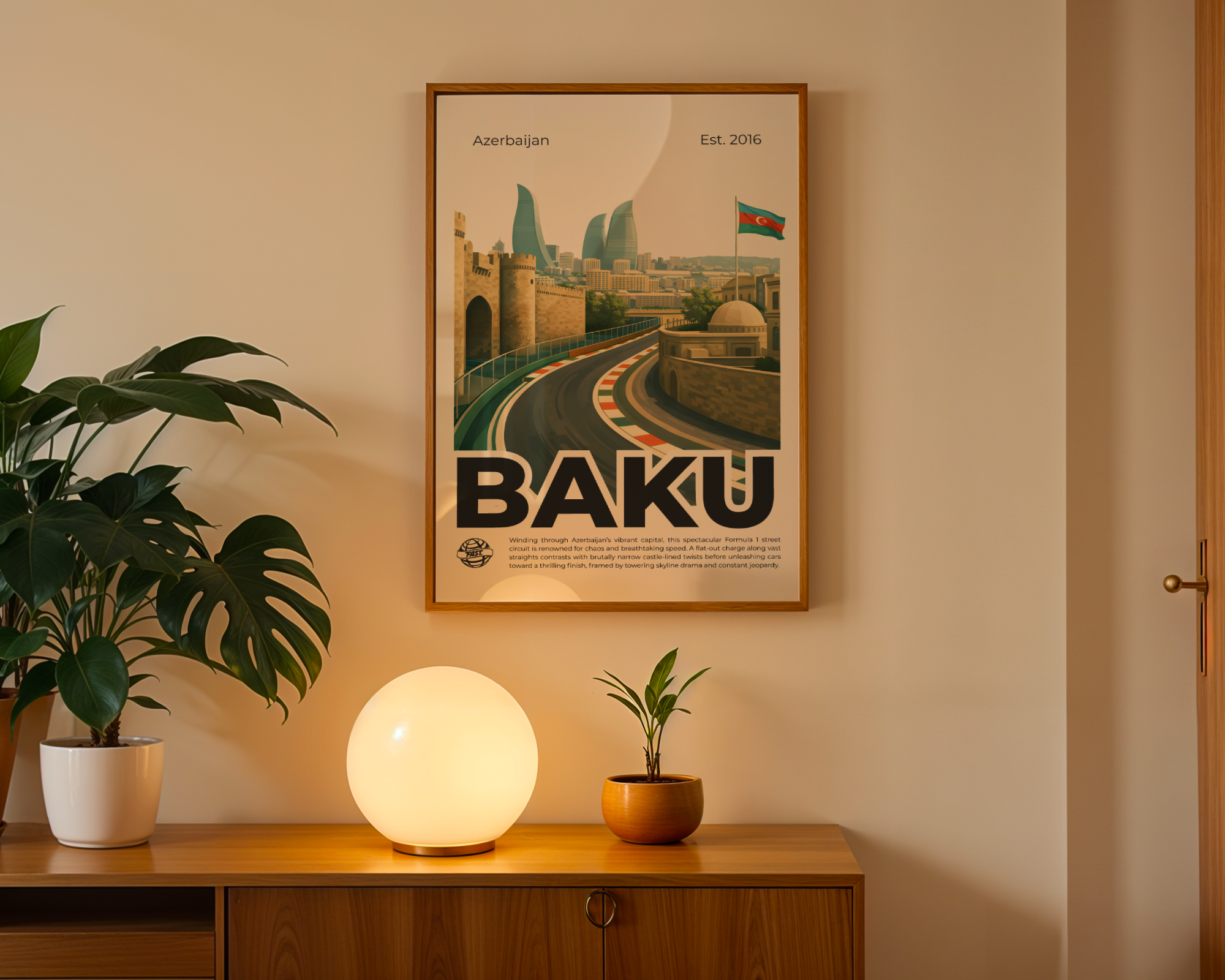 Baku Circuit Poster