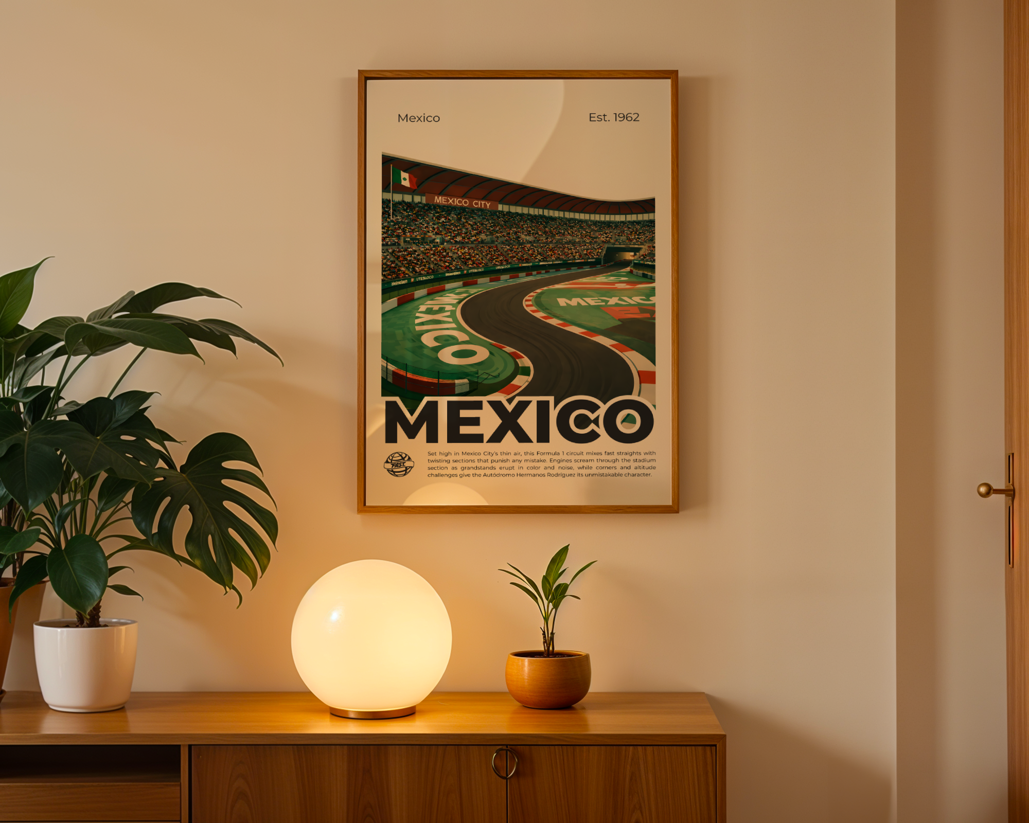 Mexico Circuit Poster