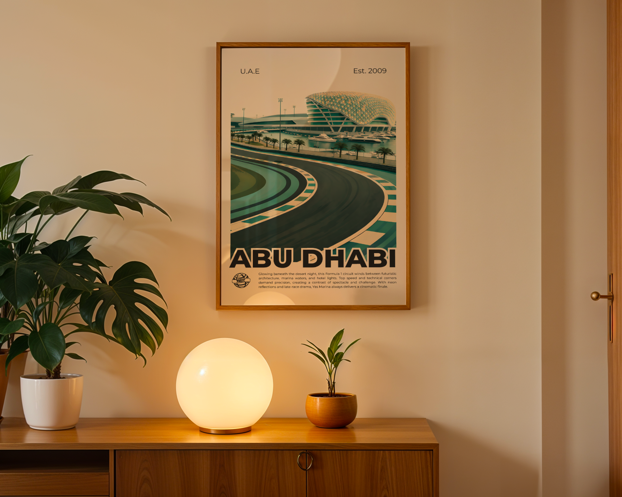 Abu Dhabi Circuit Poster