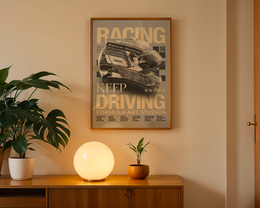 Leclerc Magazine Poster - Gray