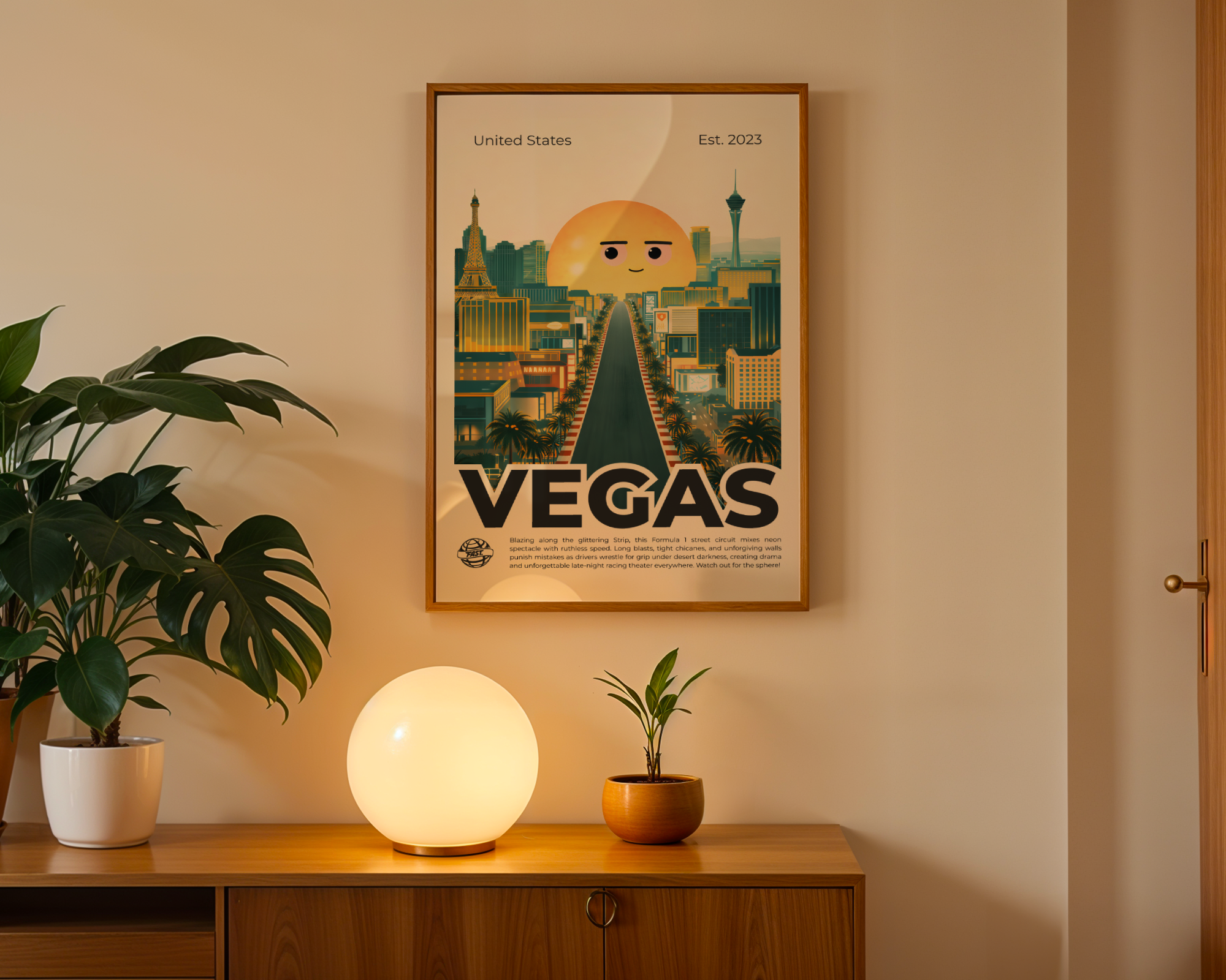 Vegas Circuit Poster