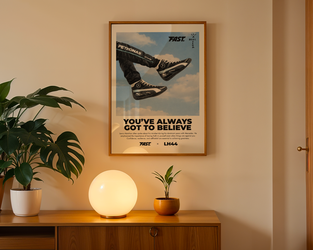 Mercedes x Hamilton Poster