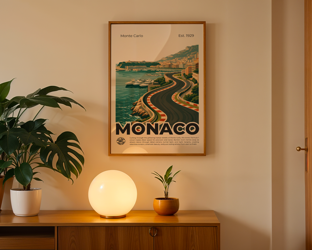 Monaco Circuit Poster