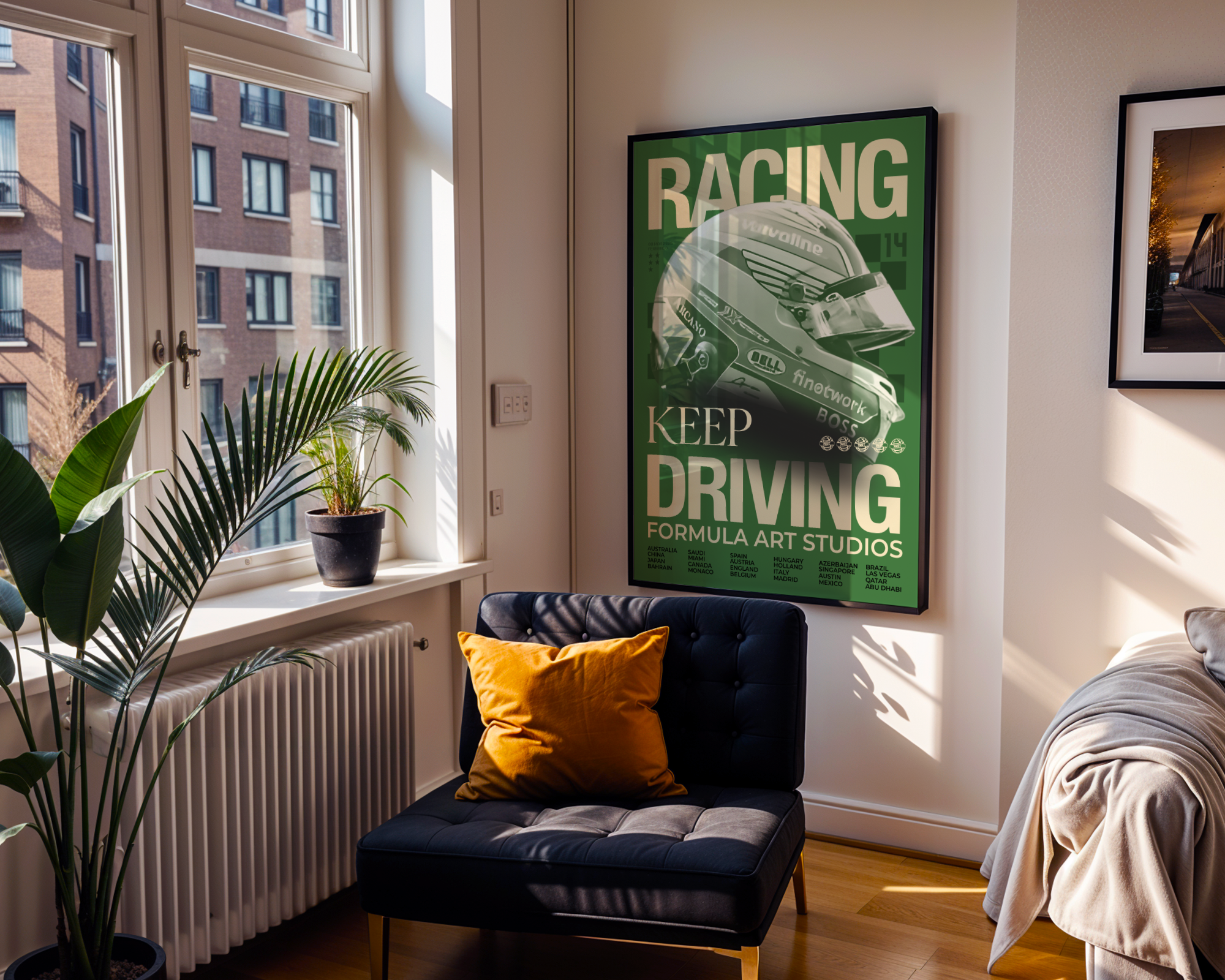 Alonso Magazine Poster - Green