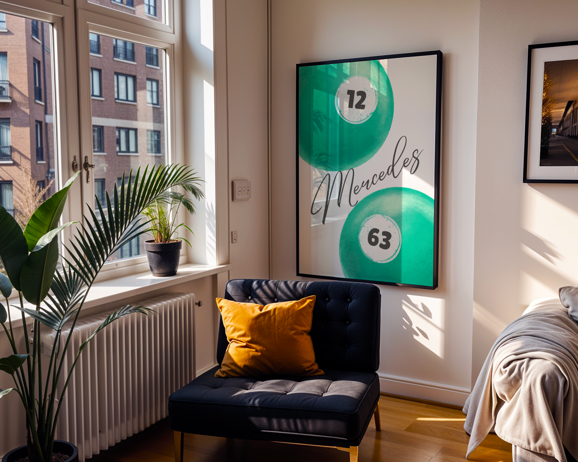 Mercedes 8-Ball Poster