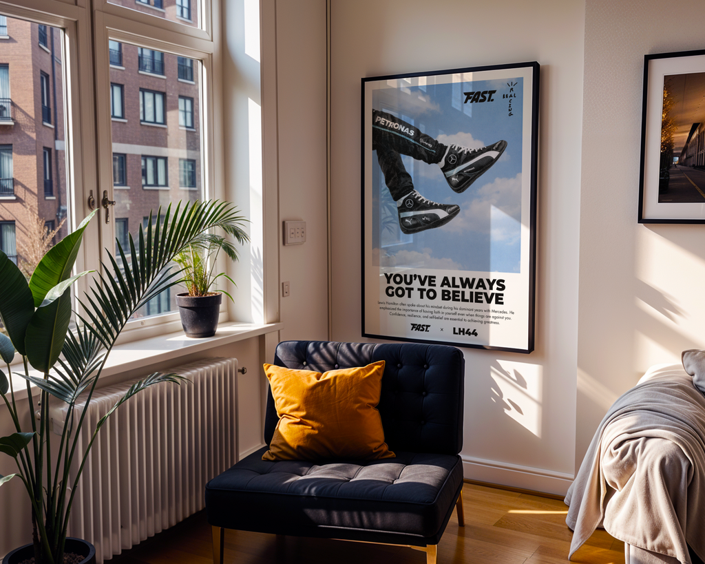 Mercedes x Hamilton Poster