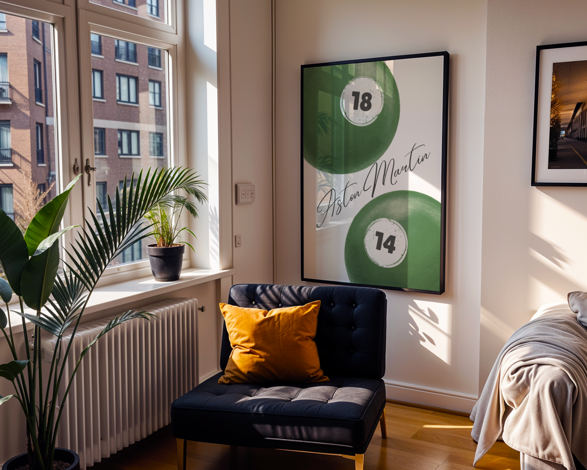 Aston Martin 8-Ball Poster