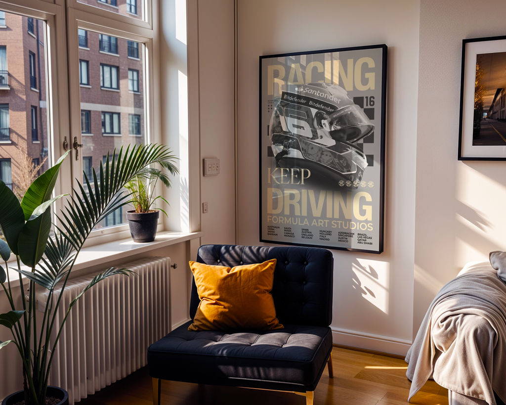 Leclerc Magazine Poster - Gray