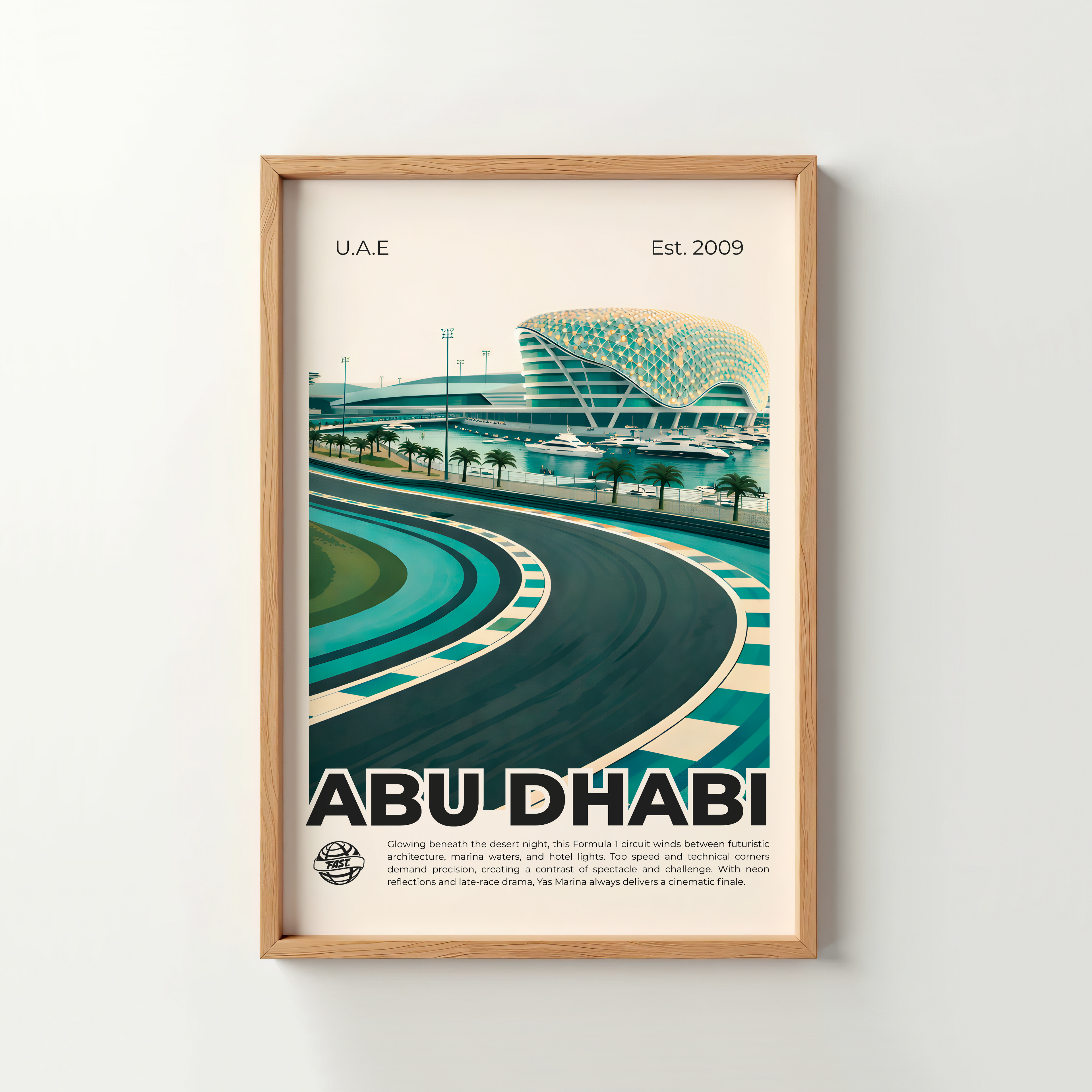 Abu Dhabi Circuit Poster